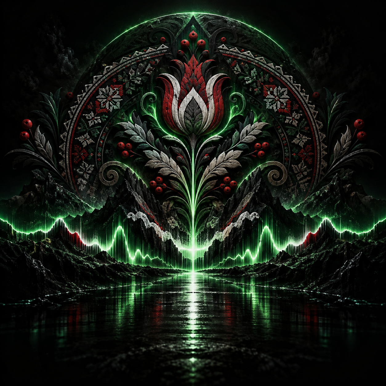 Tales of Hungary II — magyar népi motívumok és drum & bass hanghullámok neonzöld vizuálja